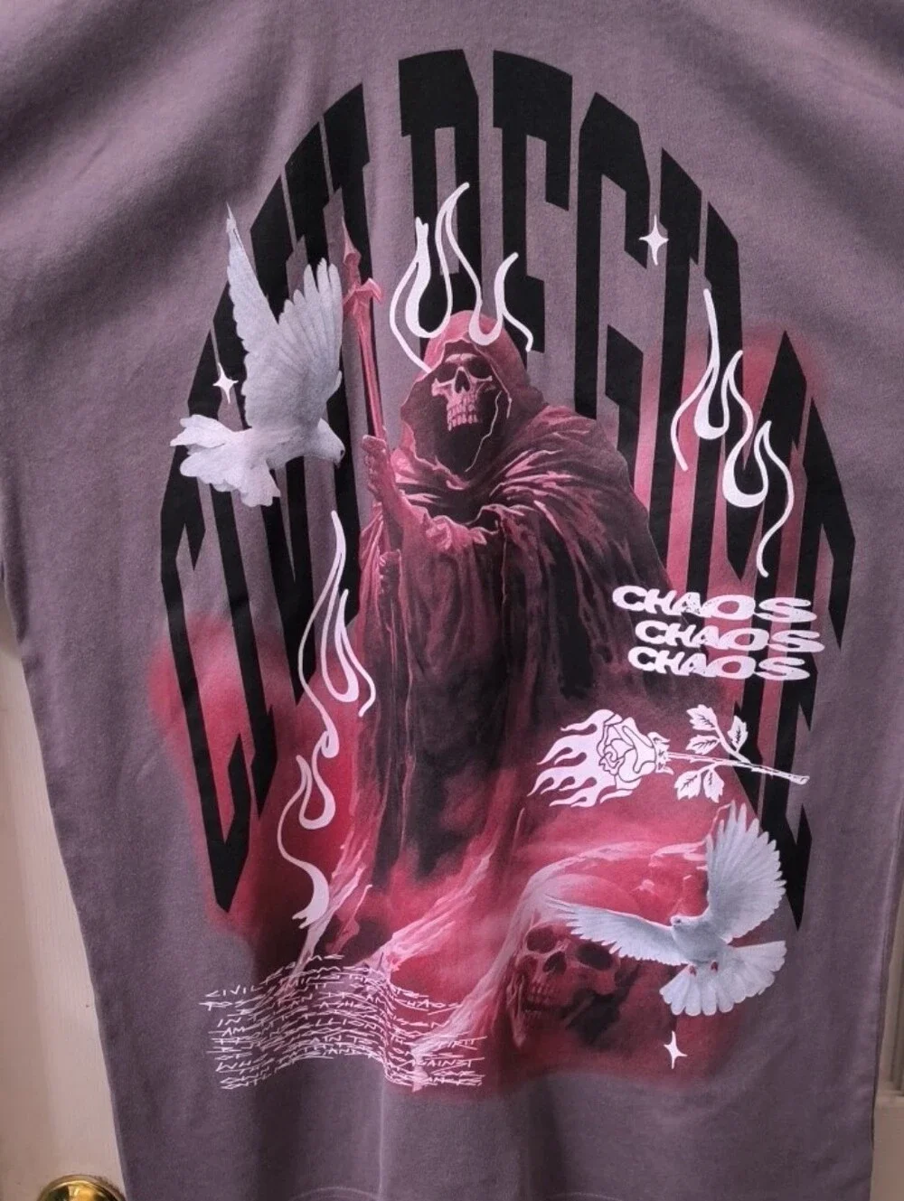 CIVIL REGIME Brand New Without Tags Over Size Medium